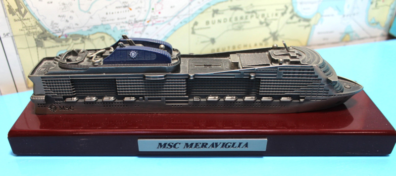 Kreuzfahrtschiff "MSC Meraviglia" Meraviglia-Klasse (1 St.) MT 2016 in 1:1400